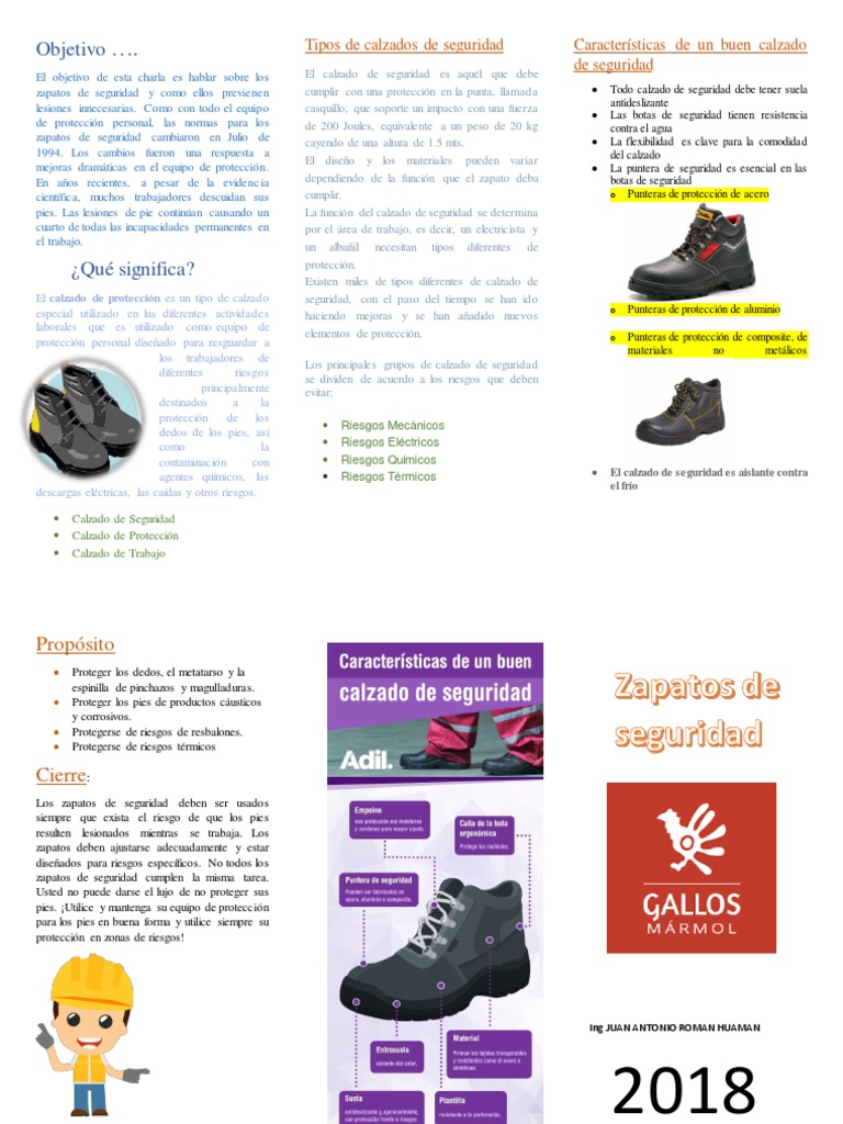 de Seguridad PDF | PDF | | Calzado