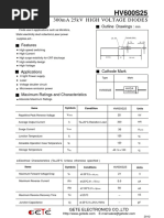 300ma 25Kv High Voltage Diodes: Features