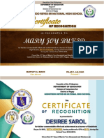 Certificate: Mary Joy Bukid