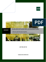 0 - Guia Historia Del Derecho 2018-2019 PDF