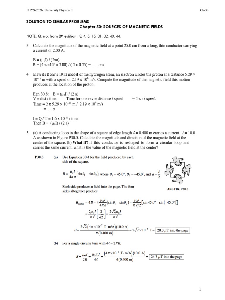 Magnetic Fields from Conductors and Atoms | PDF | Magnetic Field | Proton
