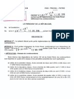 Decret Partie Reglementaire C P Contraventions