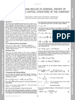 From Modigliani-Miller To General Theory of Capital Cost and Capital Structure of The Company