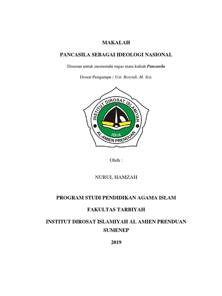 Contoh Cover Makalah Pdf Riset