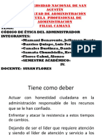 Codigo de Etica Del Administrador