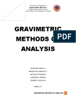 Gravimetric Methods of Analysis: Cagayan State University