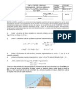 Facultad de Ciencias Programa de Ciencias Básicas Quinto Parcial Matemática Básica Valor 20 % Código FDE 097 Versión 01 Fecha 2010-01-27