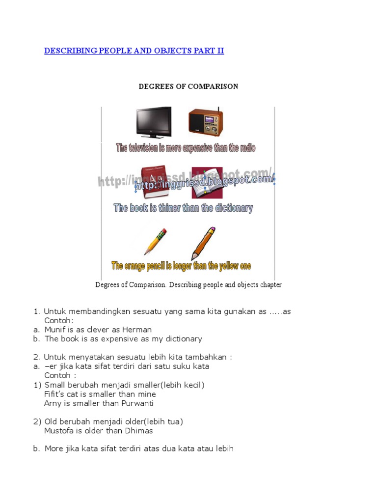 Degrees of Comparison Explained | PDF | Linguistic Morphology | Analogy