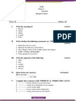 ICSE Class 2 English Literature Sample Paper PDF