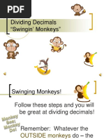 Dividing Decimals "Swingin' Monkeys"