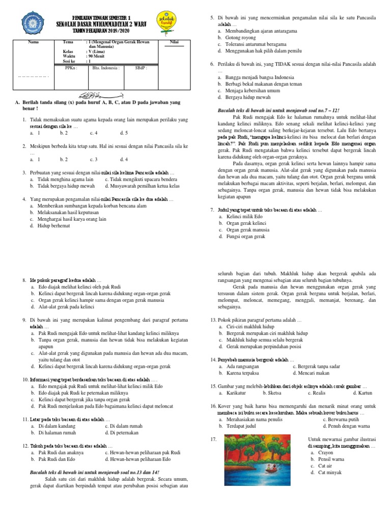 Tema 1 Sesi 1 Kls 5 Pkn