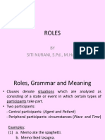 Roles: BY Siti Nurani, S.PD., M.Hum