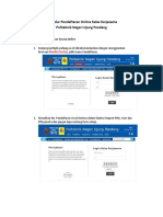 Prosedur Pendaftaran Online Kelas Kerjasama PLN PDF