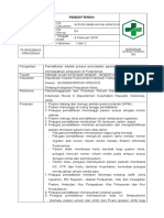 7.1.1.1 SOP Pendaftaran + alir oke