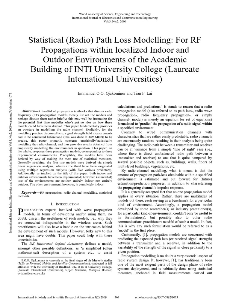 LTE Ran | PDF | Radio Propagation | Radio