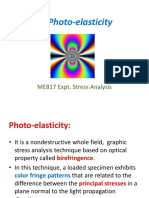 2-D Photo-elasticity Stress Analysis Technique