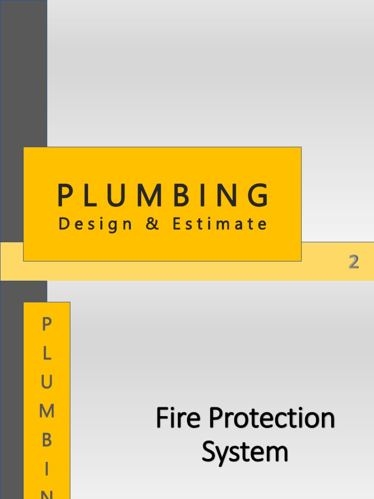 002 Fire Protection System | PDF | Fire Sprinkler System | Plumbing