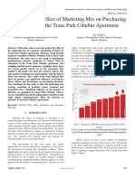 Analysis of The Effect of Marketing Mix On Purchasing Decisions On The Trans Park Cibubur Apartment