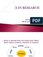 Ethics in Research Archana