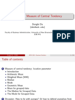 Central Tendency