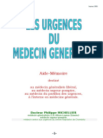 LES URGENCES Du Médecin Généraliste
