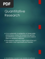 Quantitative Research