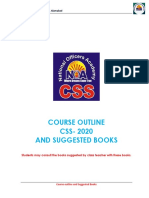 Course Outline and Recommended Books