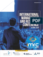 IMRC 2020 Brochure