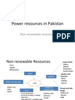 Power Resources in Pakistan