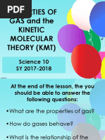 Gas Properties and KMT