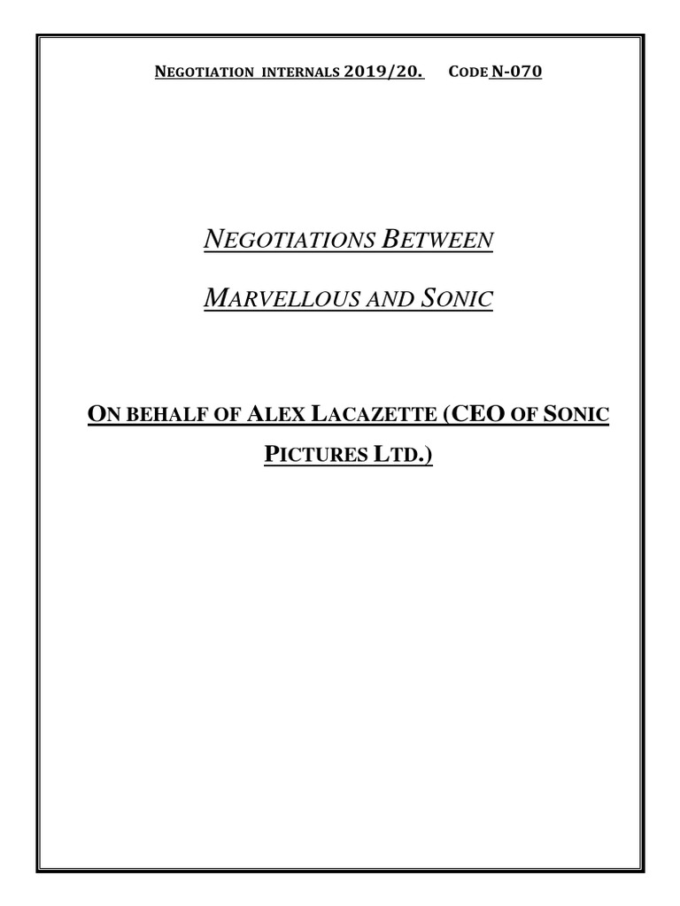 Spiderman Film Rights Negotiation 2019 | PDF | Spider Man | Government ...