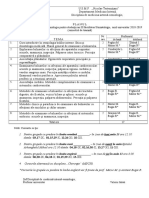 Plan Tematic Al Lectiilor Teoretice Semiologie STOMATOLOGIE 2018 2019 Toamna