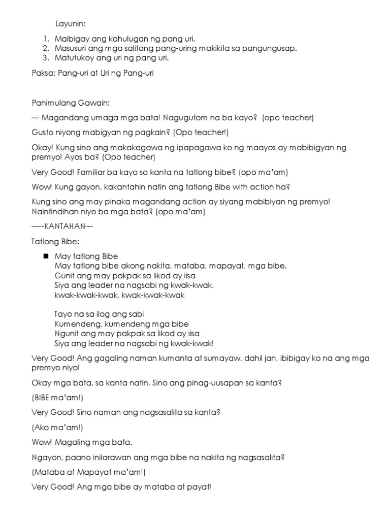 Layunin | PDF