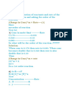 Order of Reaction 2 Part