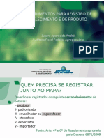 MAPA Procedimento para Registro de Estabelecimento e de Produto-1 PDF