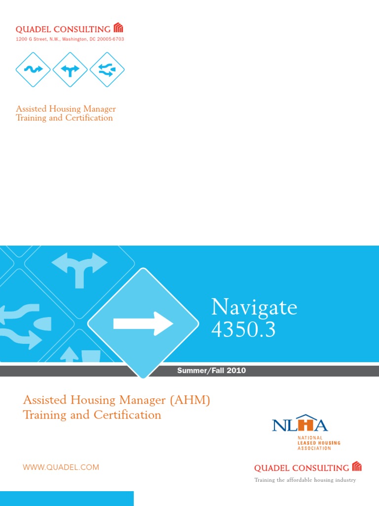 Quadel Assisted Housing Manager Training and Certification PDF