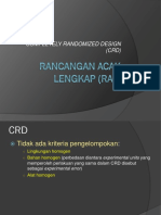 III. Completely Randomized Design (CRD)