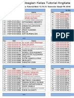 3470 - Pembagian Kelas Untuk Blok 13.14.15