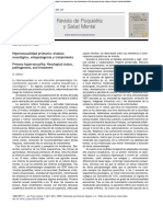 Hipersexualidad Primaria Estatus Nosologico Etiopatogenia y Tratamiento PDF