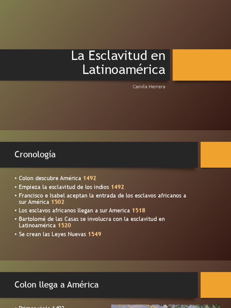 La historia de la esclavitud en Latinoamérica: desde los indígenas ...