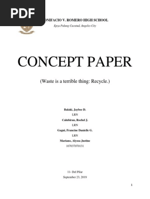 Calubiran, School Concept Paper