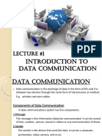 DataCom - Lecture - 01 - Introduction To Data Communication