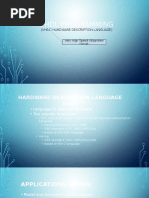 VHDL Programming: (Vhsic Hardware Description Language)