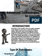 Advanced Technologies in Concrete