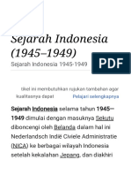 Sejarah Indonesia (1945-1949), Ensiklopedia Bebas