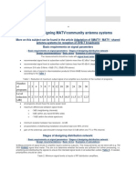 Basics of Designing MATV/community Antenna Systems