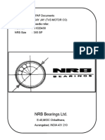 PPAP Documents for Needle Roller Bearings