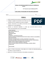 Ficha de Exercícios de Tic - m2 (Word)