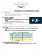 Topic 2 - Cost-Volume-Profit (CVP) Analysis