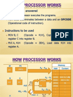 How Processor Works: Questions To Be Answered